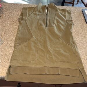 Anthropologie Daily Practice Sleeveless Olive Green Dress